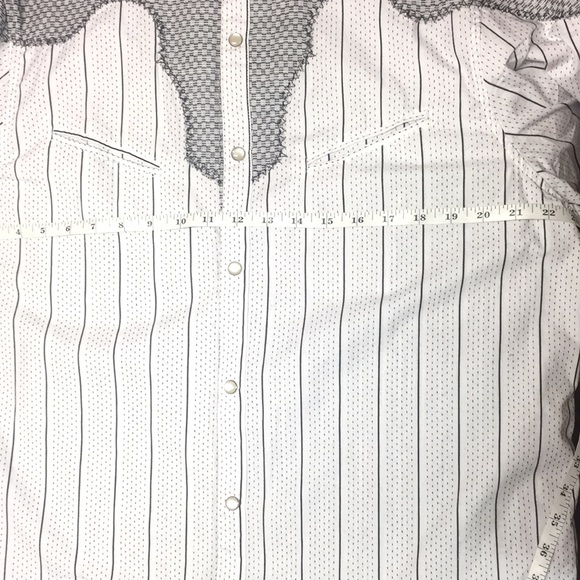 Men’s shirt “Rock Roll n Soul” size L, white/black - Picture 6 of 17